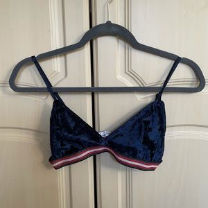 Velvet bralette